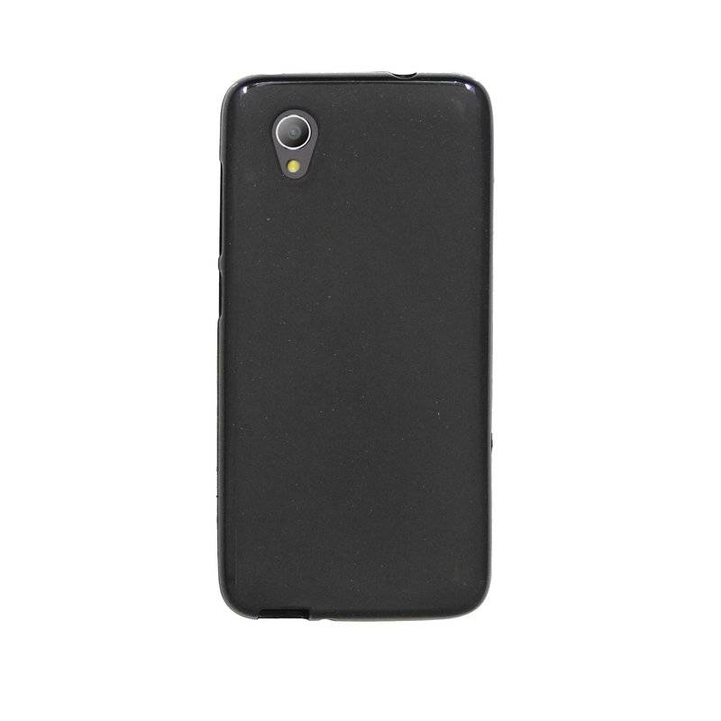 Alcatel 1 (5033D) Handy Silikon Schutzhülle Cover Case Schwarz