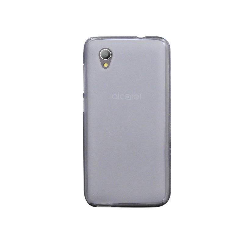 Alcatel 1 (5033D) Handy Silikon Schutzhülle Cover Case Grau