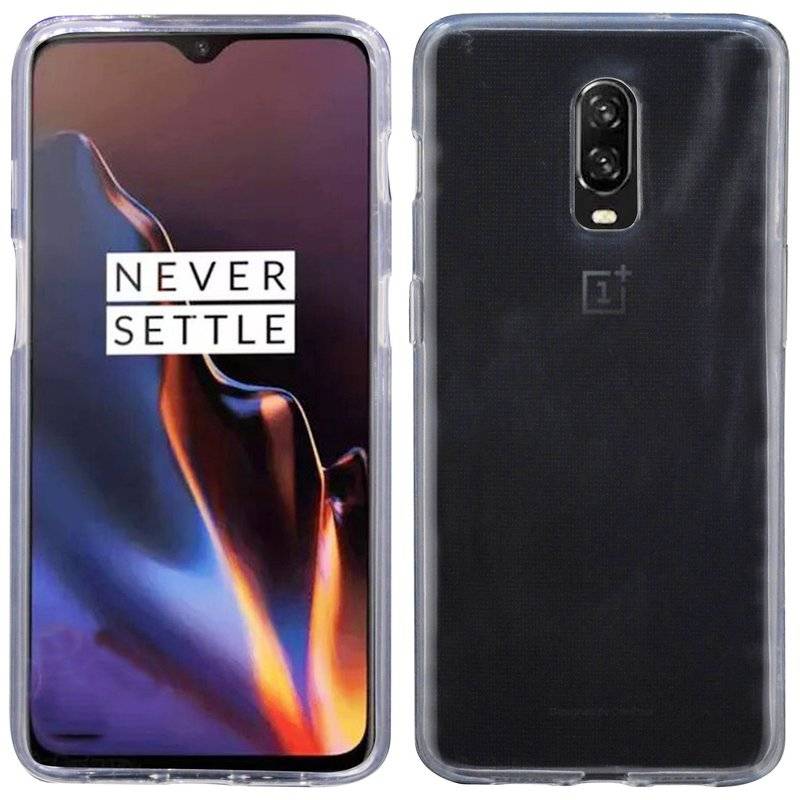 OnePlus 6T Silikon Hülle Cover Case Transparent