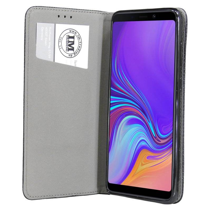 Samsung Galaxy A9 2018 Tasche Flip Case Schutzhülle Schwarz