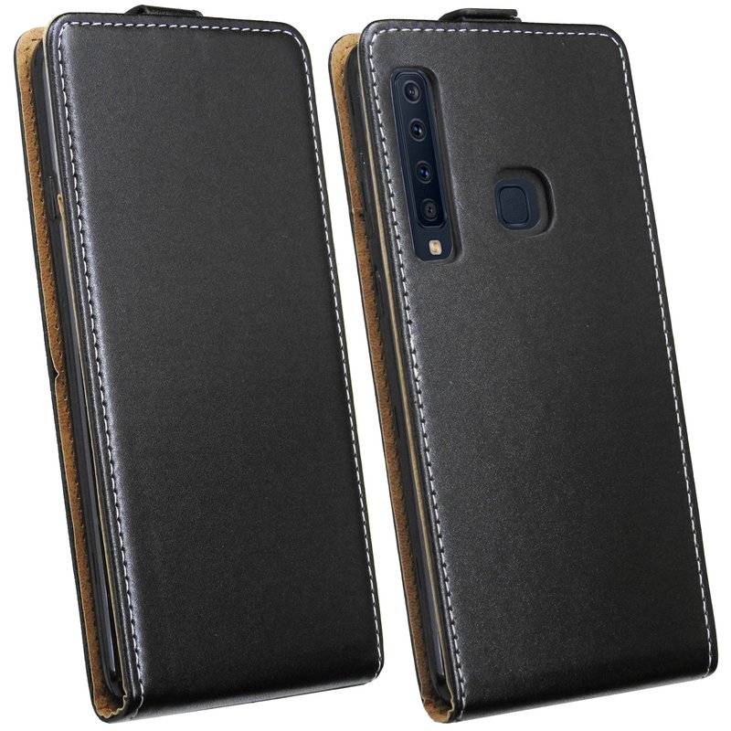 Samsung Galaxy A9 2018 Tasche Flip Case Handy Hülle Schwarz