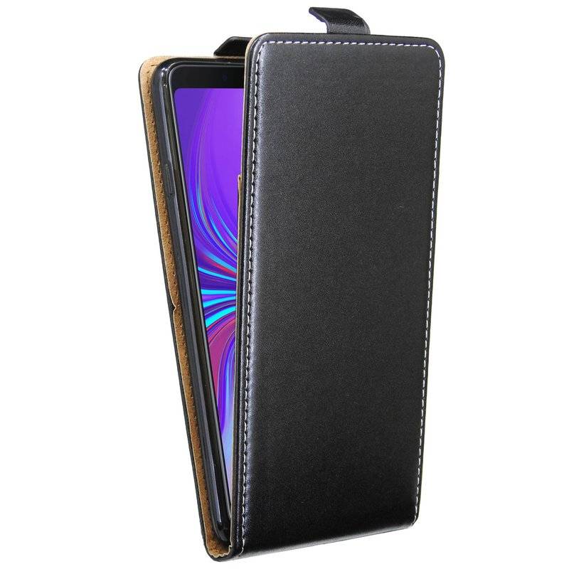Samsung Galaxy A9 2018 Tasche Flip Case Handy Hülle Schwarz