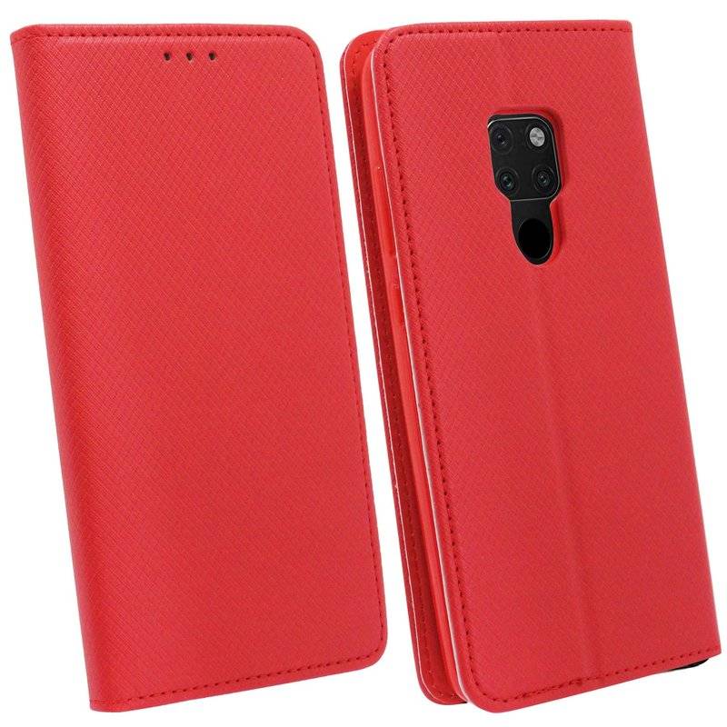 Huawei Mate 20 Tasche Flip Case Buchtasche Schutzhülle Rot