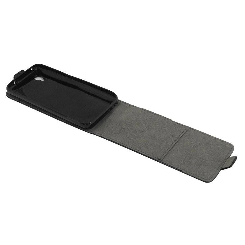 Alcatel 1 (5033D) Handyhülle Tasche Flip Case Smartphone Schutzhülle Schwarz
