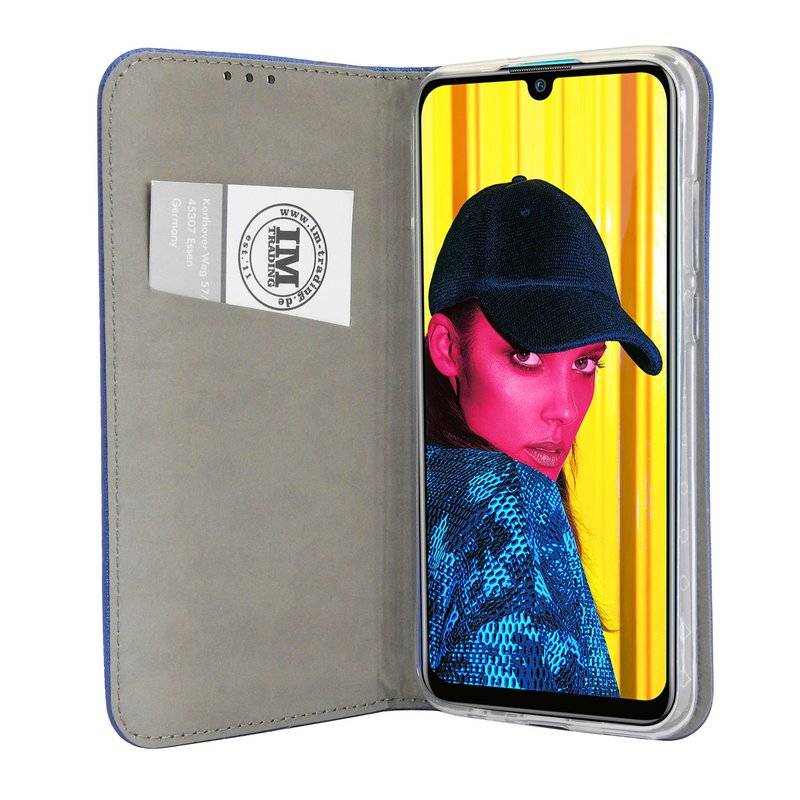 Huawei P Smart (2019) Tasche Flip Case Schutzhülle Blau