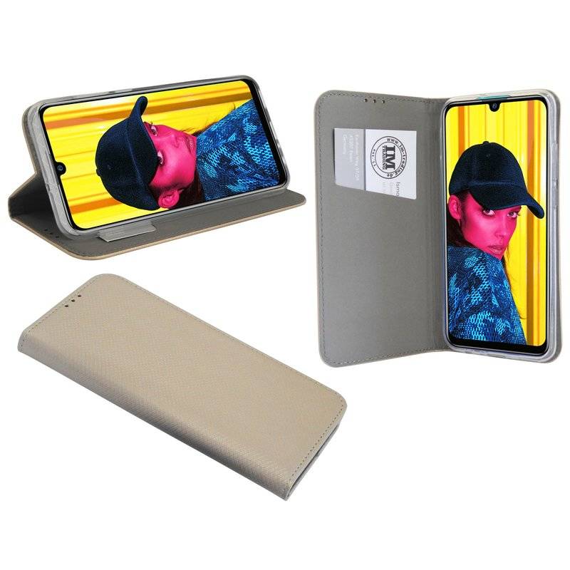 Huawei P Smart (2019) Tasche Flip Case Schutzhülle Gold
