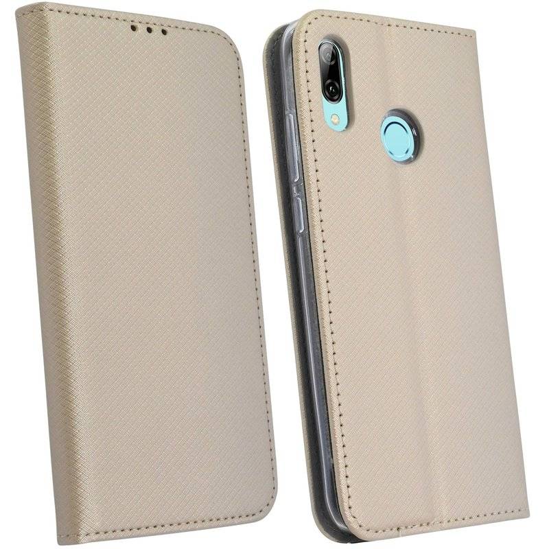 Huawei P Smart (2019) Tasche Flip Case Schutzhülle Gold