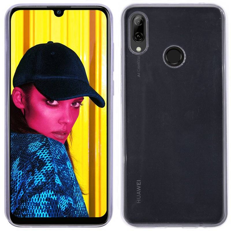 Huawei P Smart 2019 Silikon Hülle Cover Case Bumper Transparent