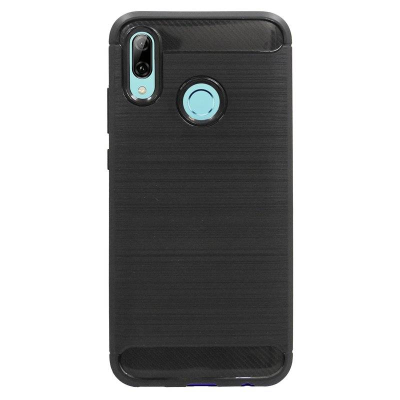 HONOR 10 LITE Silikon Hülle Cover Case Carbon Schwarz