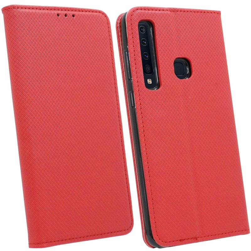 Samsung Galaxy A9 2018 Tasche Flip Case Schutzhülle Rot