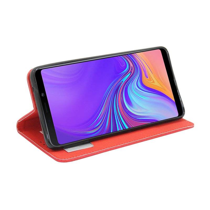 Samsung Galaxy A9 2018 Tasche Flip Case Schutzhülle Rot