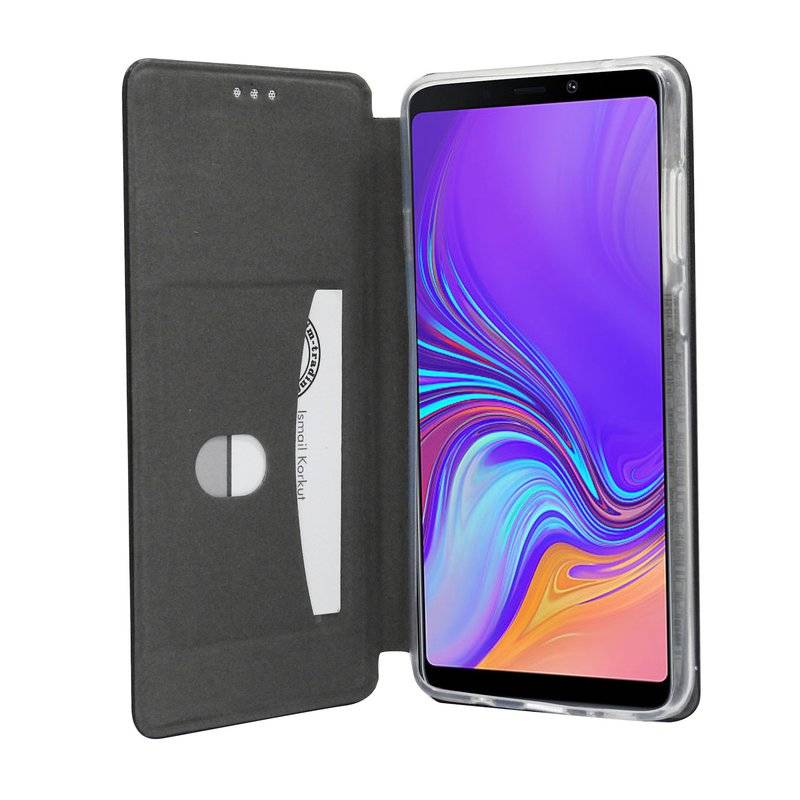 Samsung Galaxy A9 2018 Tasche Flip Case Schutzhülle Schwarz