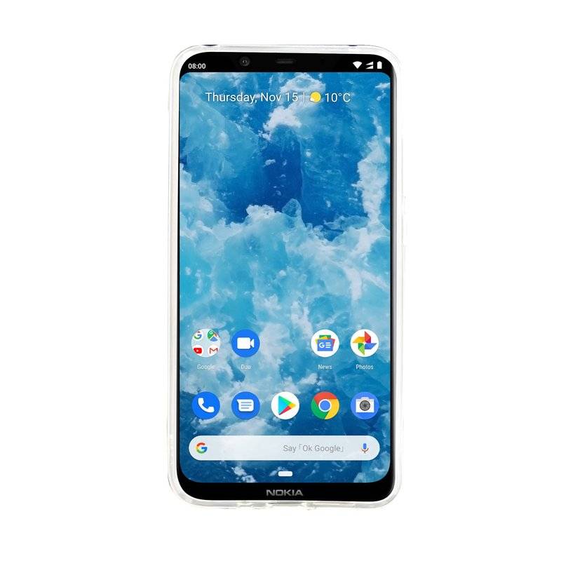 Nokia 8.1 Silikon Hülle Cover Case Bumper Transparent