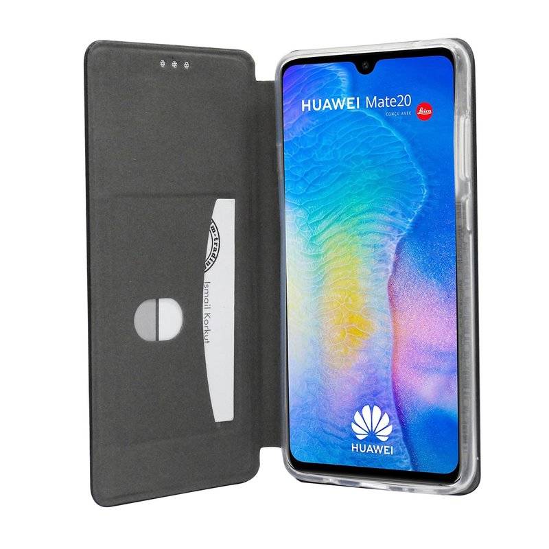 Huawei Mate 20 Tasche Flip Case Schutzhülle Schwarz