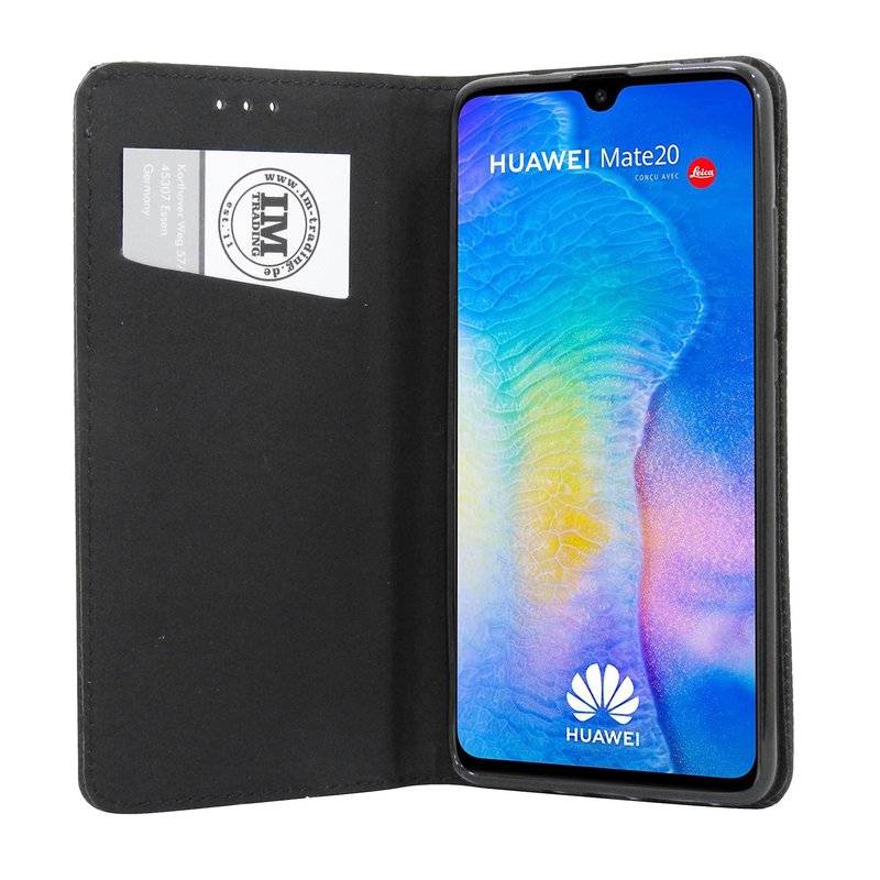 Huawei Mate 20 Tasche Flip Case Schutzhülle Schwarz
