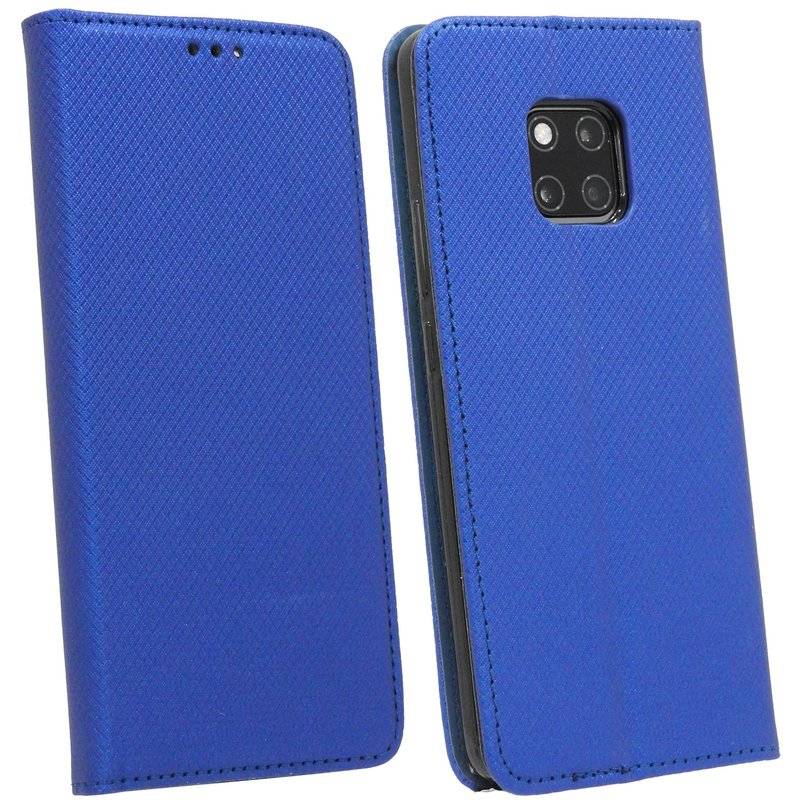 Huawei Mate 20 PRO Tasche Flip Case Schutzhülle mit Kartenfach Schwarz
