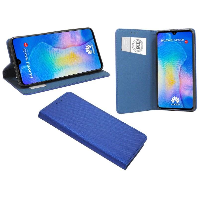 Huawei Mate 20 Tasche Flip Case Schutzhülle Schwarz