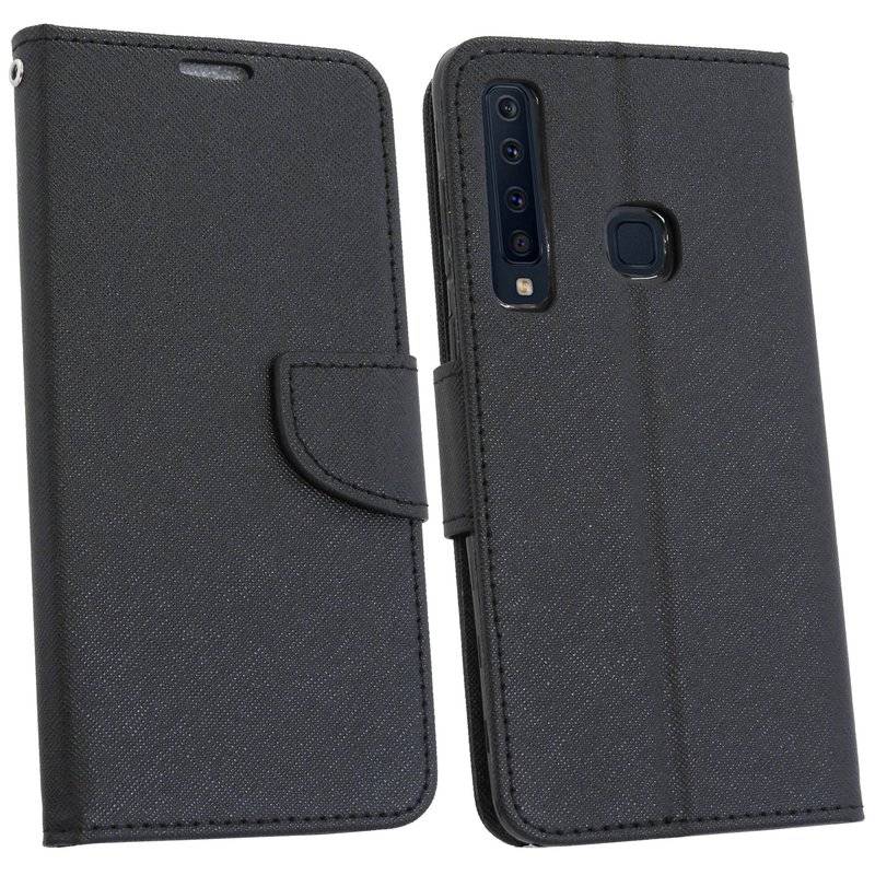 Samsung Galaxy A9 2018 Tasche Flip Case Schutzhülle Schwarz