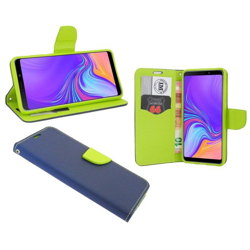 Samsung Galaxy A9 2018 Tasche Flip Case Schutzhülle Schwarz