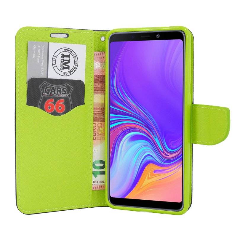 Samsung Galaxy A9 2018 Tasche Flip Case Schutzhülle Schwarz