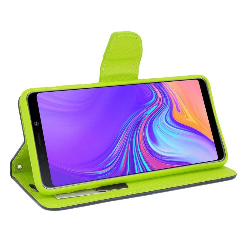 Samsung Galaxy A9 2018 Tasche Flip Case Schutzhülle Schwarz