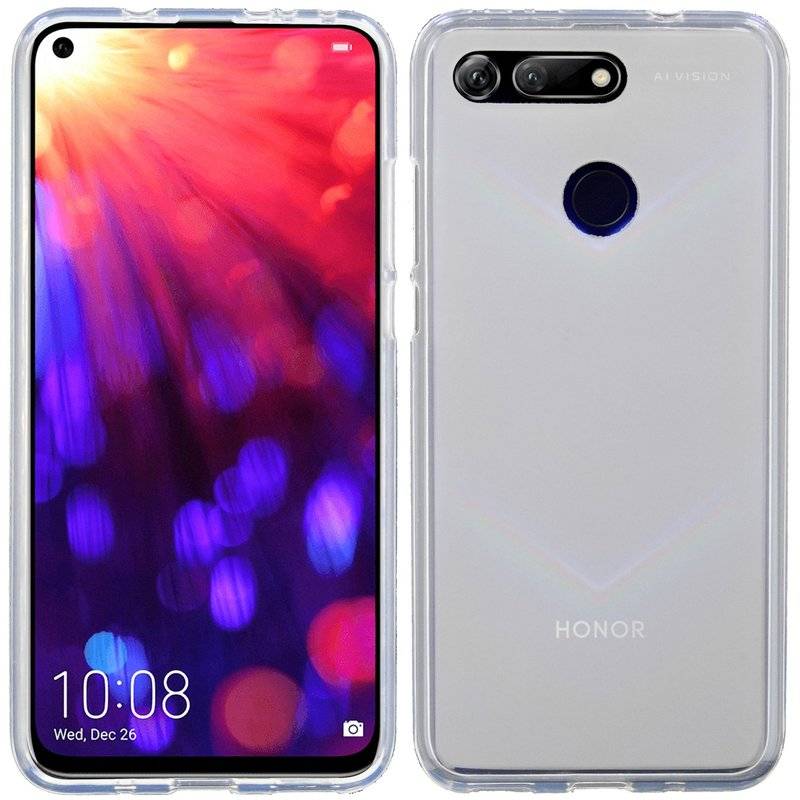 Honor View 20 Handy Silikon Schutzhülle Cover Case Transparent