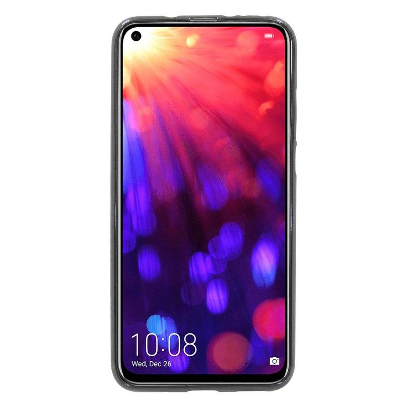 Honor View 20 Handy Silikon Schutzhülle Cover Case schwarz