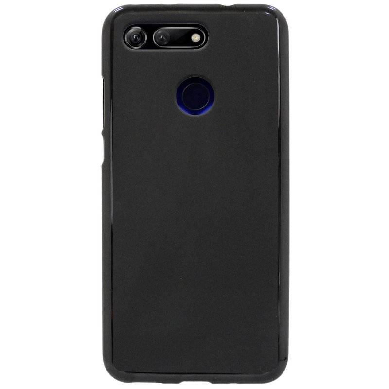 Honor View 20 Handy Silikon Schutzhülle Cover Case schwarz
