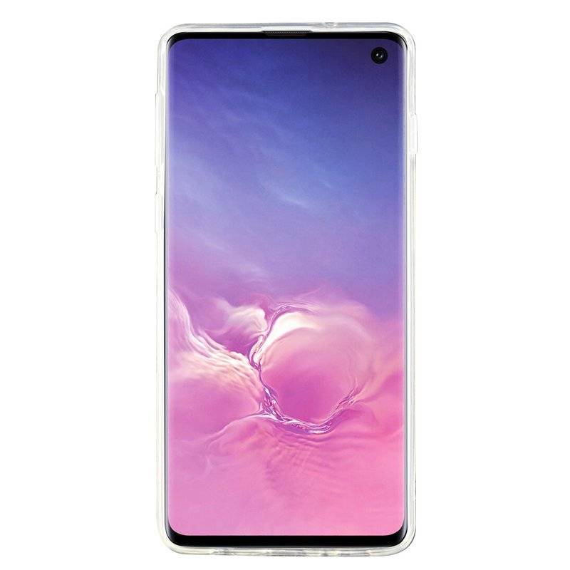 Silikon Hülle Basic kompatibel mit SAMSUNG GALAXY S10 (G973F) Case TPU Soft Handy Cover Schutz Transparent