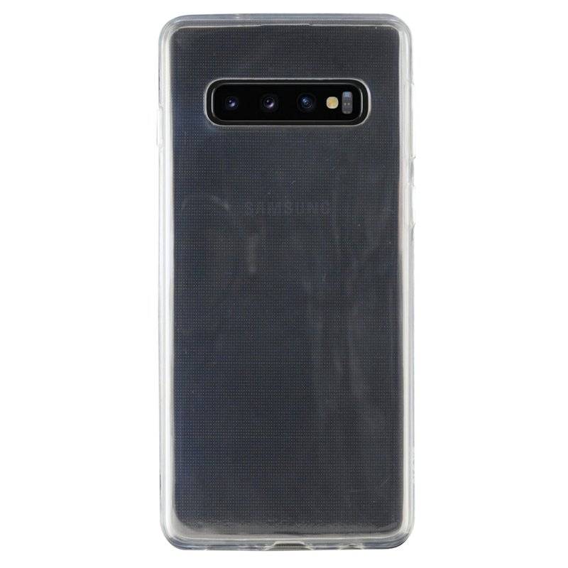 Silikon Hülle Basic kompatibel mit SAMSUNG GALAXY S10 (G973F) Case TPU Soft Handy Cover Schutz Transparent