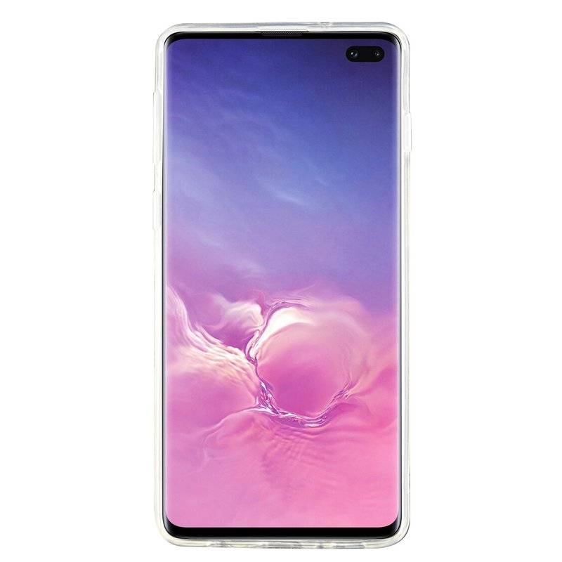 Silikon Hülle Basic kompatibel mit SAMSUNG GALAXY S10 PLUS (G975F) Case TPU Soft Handy Cover Schutz Transparent