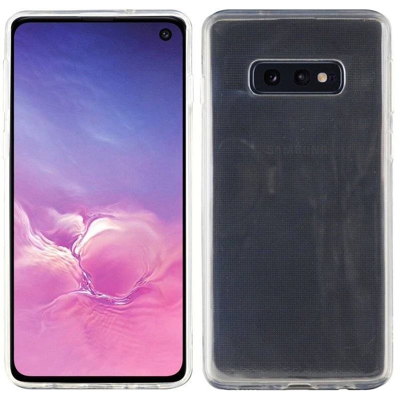 Silikon Hülle Basic kompatibel mit SAMSUNG GALAXY S10e (G970F) Case TPU Soft Handy Cover Schutz Transparent