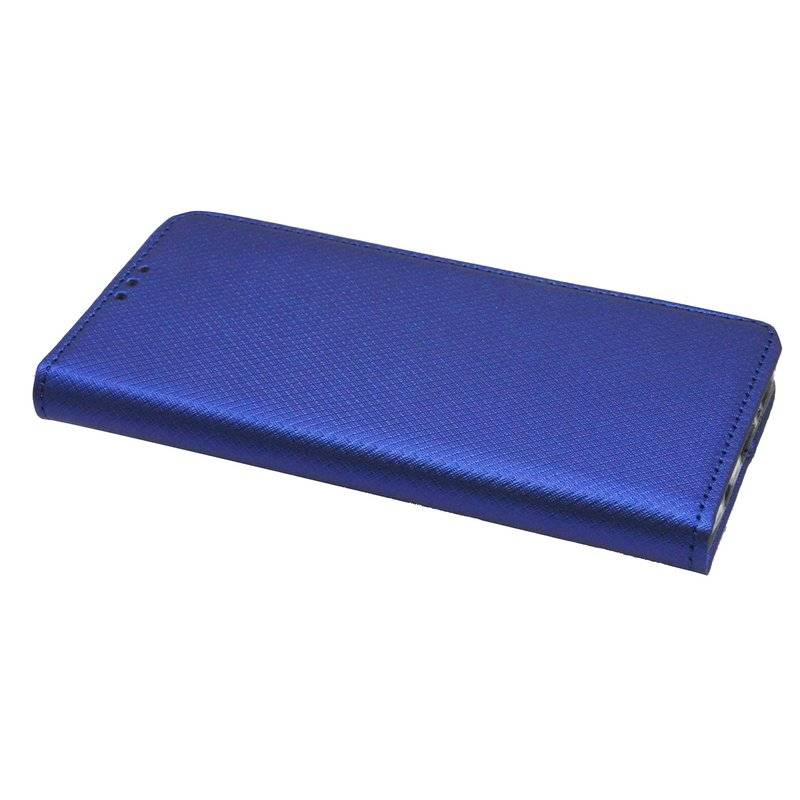 Buch Tasche Smart für Samsung Galaxy S10 G973F Handy Hülle Etui Schutzhülle mit Standfunktion, Kartenfach Schwarz Blau