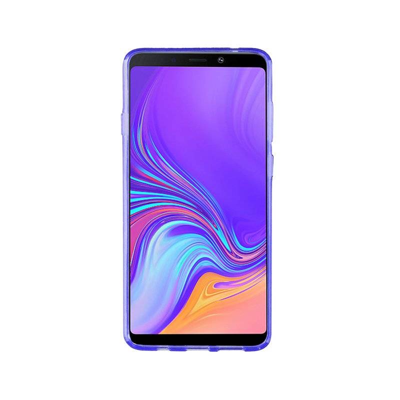 SAMSUNG GALAXY A9 2018 ( A920F ) Handy Silikon Schutzhülle Cover Case Lila