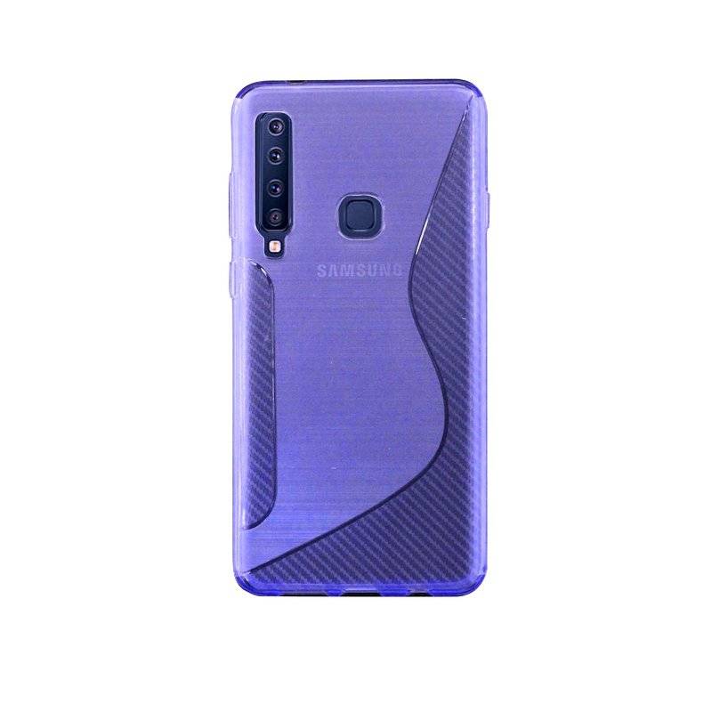 SAMSUNG GALAXY A9 2018 ( A920F ) Handy Silikon Schutzhülle Cover Case Lila