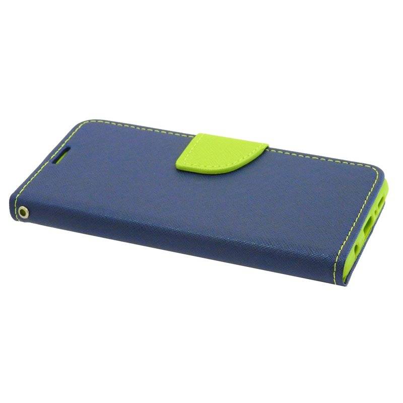 Buch Tasche Fancy für SAMSUNG GALAXY S10 (G973F) Handy Hülle Etui Schutzhülle mit Standfunktion, Kartenfach Blau-Grün