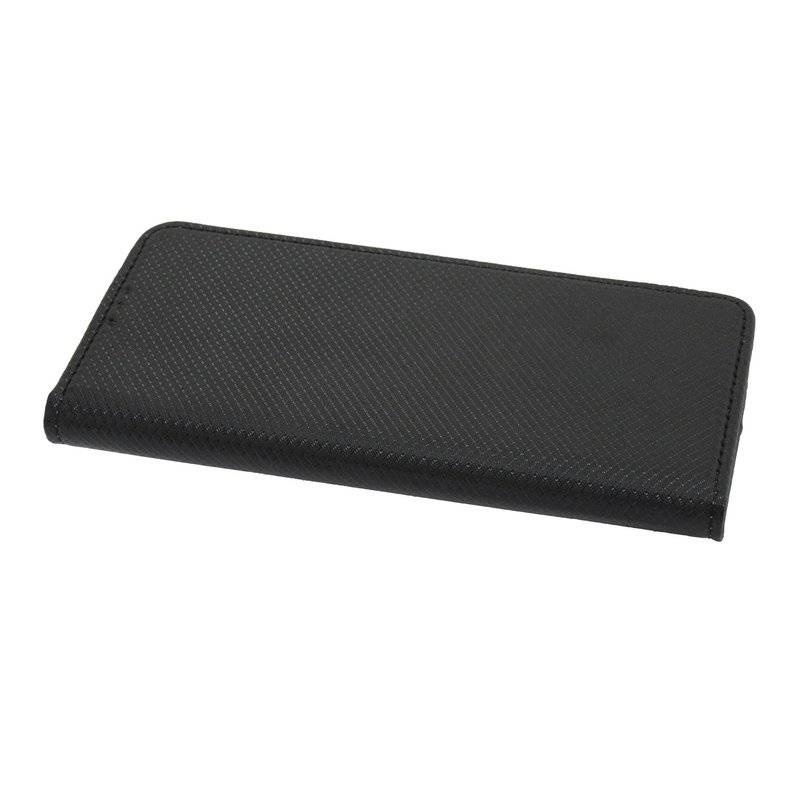 Buch Tasche Smart" für HUAWEI P30 Handy Hülle Etui Brieftasche Schutzhülle mit Standfunktion, Kartenfach Schwarz