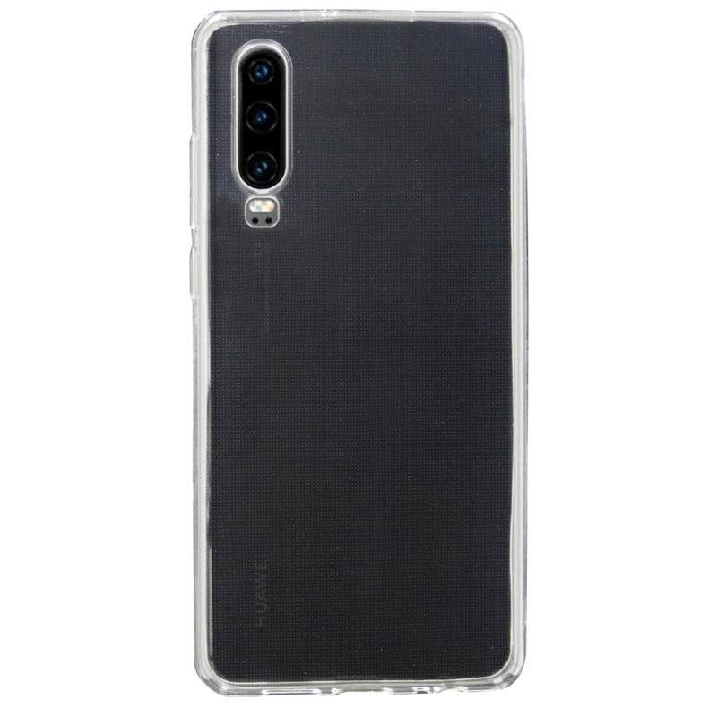 Silikon Hülle Basic kompatibel mit HUAWEI P30 Case TPU Soft Handy Cover Schutz Transparent