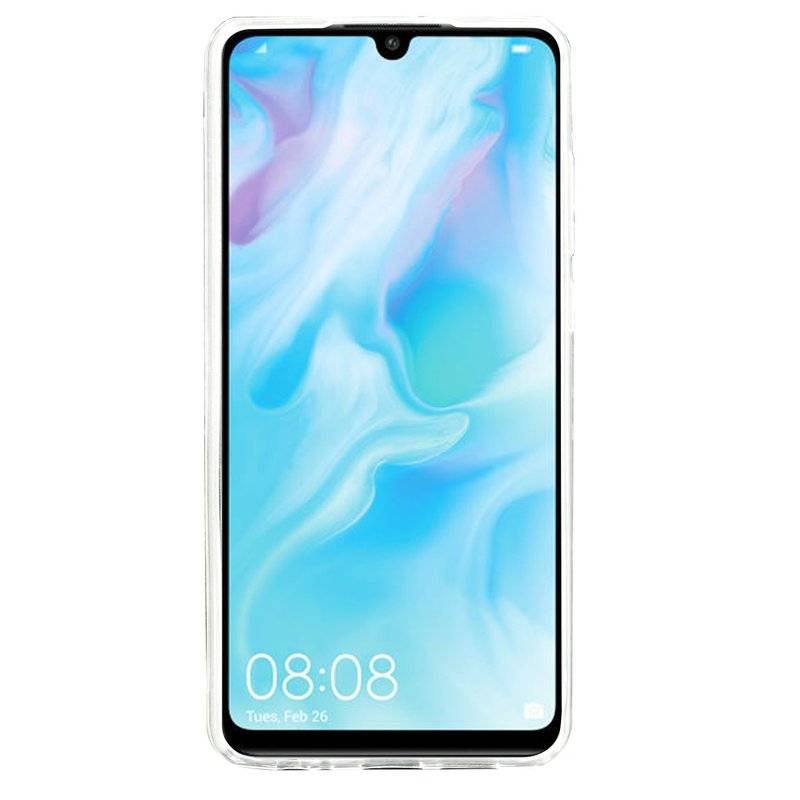 Silikon Hülle Basic kompatibel mit HUAWEI P30 LITE Case TPU Soft Handy Cover Schutz Transparent