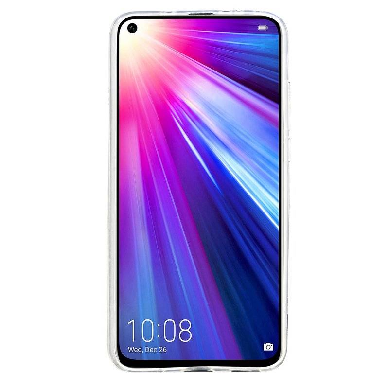 Silikon Hülle Basic kompatibel mit HONOR VIEW 20 Case TPU Soft Handy Cover Schutz Transparent