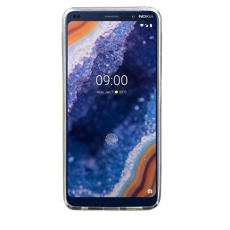 Silikon Hülle Basic kompatibel mit NOKIA 9 PureView Case TPU Soft Handy Cover Schutz Transparent