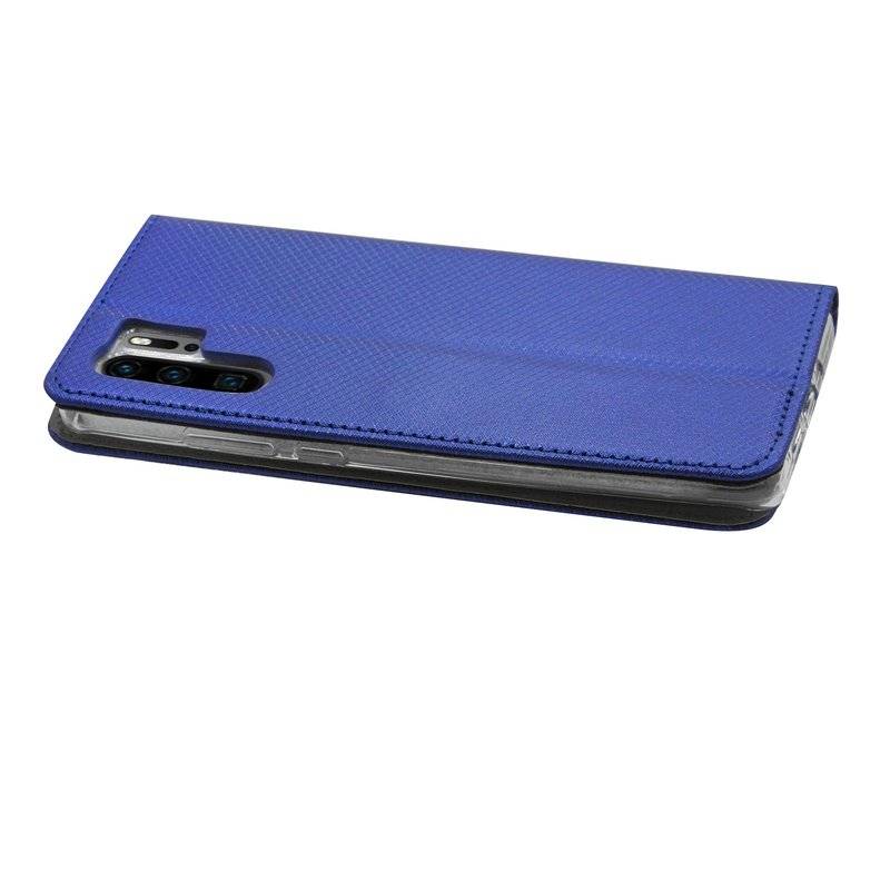 Buch Tasche Smart" für HUAWEI P30 PRO Handy Hülle Etui Brieftasche Schutzhülle mit Standfunktion, Kartenfach Blau"