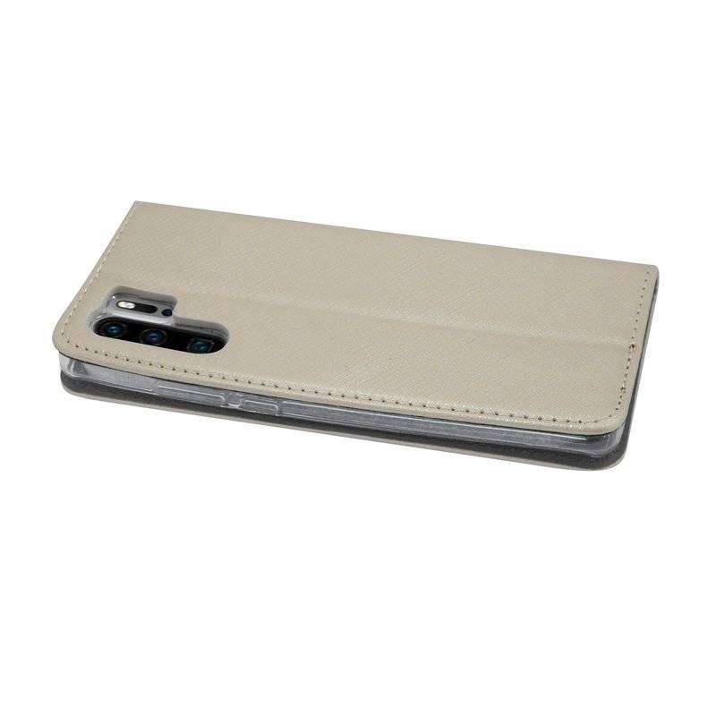 Buch Tasche Smart" für HUAWEI P30 PRO Handy Hülle Etui Brieftasche Schutzhülle mit Standfunktion, Kartenfach Gold"