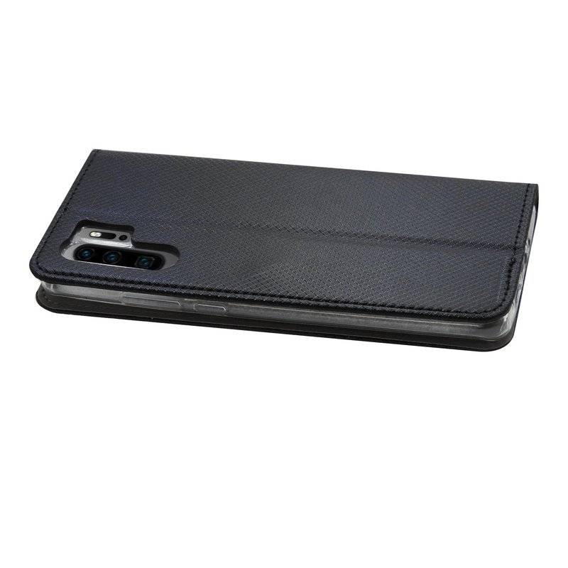 Buch Tasche Smart" für HUAWEI P30 PRO Handy Hülle Etui Brieftasche Schutzhülle mit Standfunktion, Kartenfach Schwarz