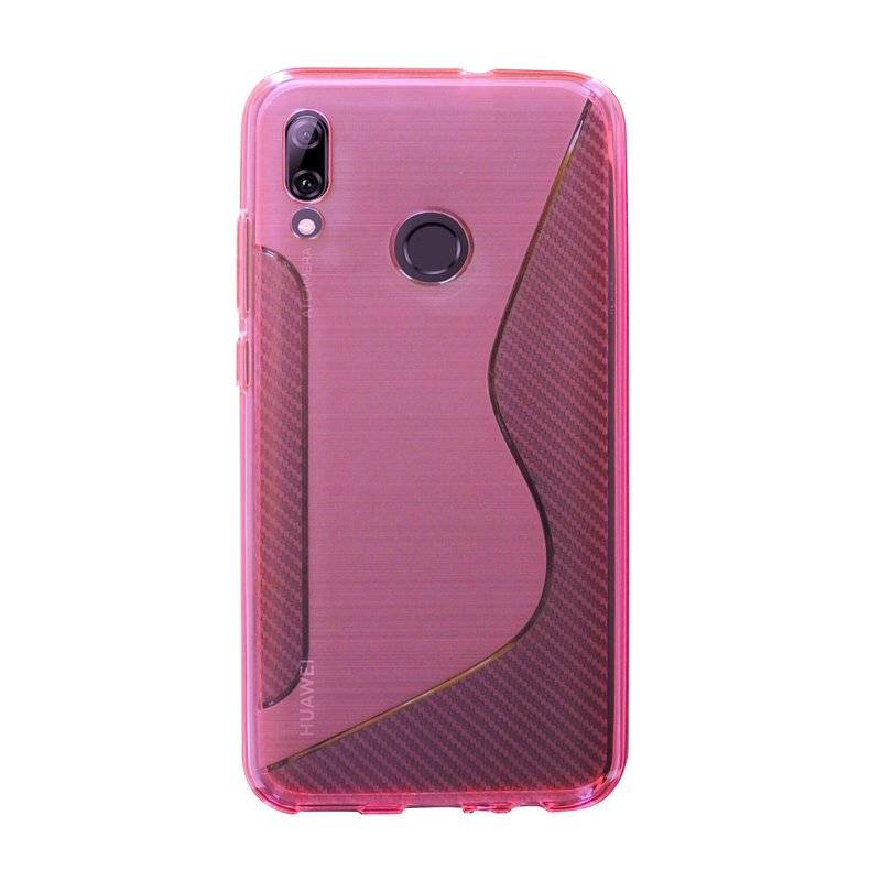 S-Line Hülle Bumper kompatibel mit HONOR 10 LITE Silikonhülle Stoßfest Handyhülle TPU Case Cover Pink