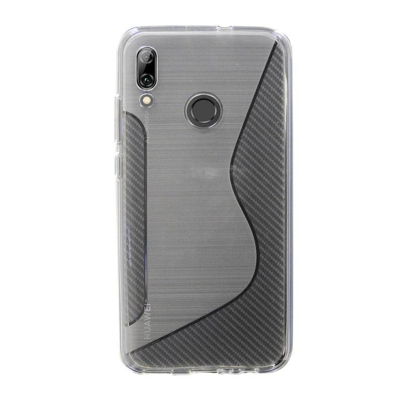 S-Line Hülle Bumper kompatibel mit HONOR 10 LITE Silikonhülle Stoßfest Handyhülle TPU Case Cover Transparent