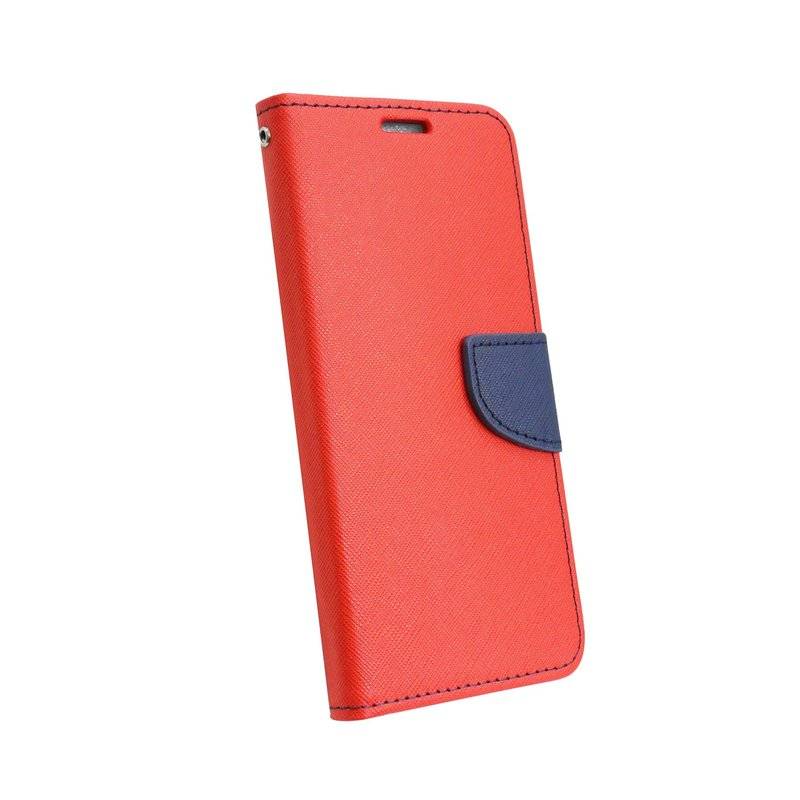 Buch Tasche Fancy für HUAWEI P30 PRO Handy Hülle Brieftasche Schutzhülle Standfunktion, Kartenfach Rot / Blau