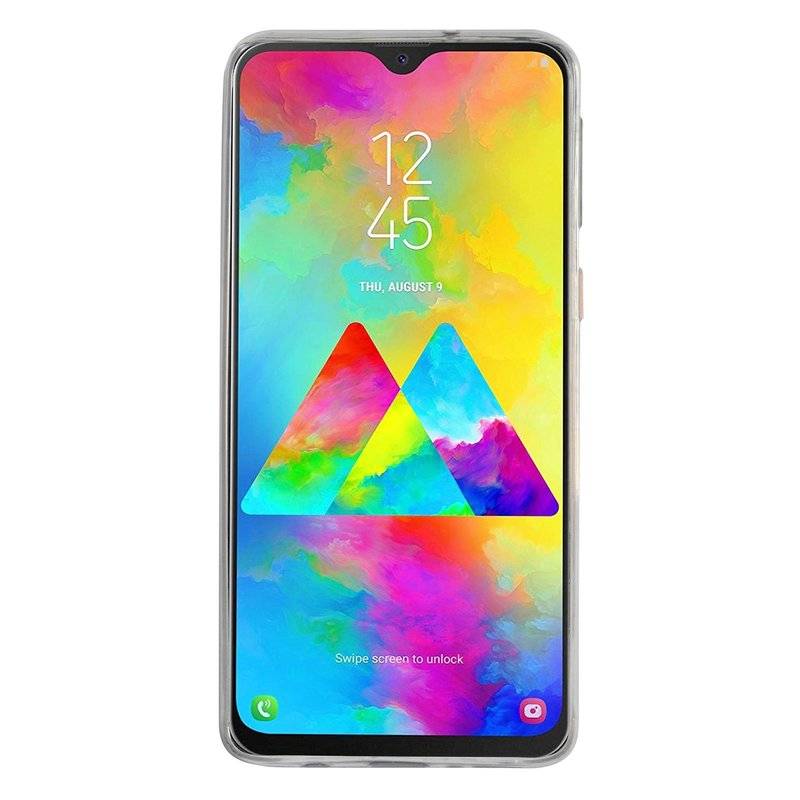 Silikon Hülle Basic kompatibel mit SAMSUNG GALAXY M20 (M205FD) Case TPU Soft Handy Cover Schutz Transparent