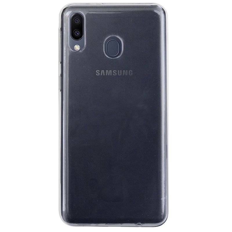 Silikon Hülle Basic kompatibel mit SAMSUNG GALAXY M20 (M205FD) Case TPU Soft Handy Cover Schutz Transparent