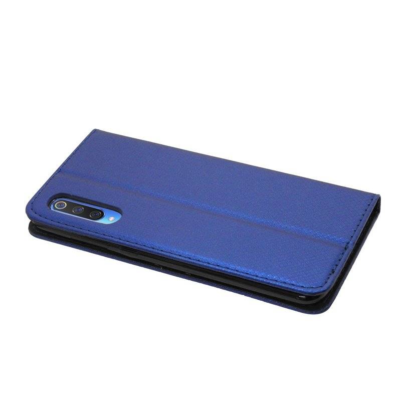 Buch Tasche Smart" für XIAOMI MI 9 Handy Hülle Etui Brieftasche Schutzhülle mit Standfunktion, Kartenfach Blau"